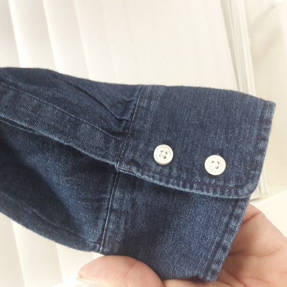 J. Crew denim button front shirt - Picture 4 of 11